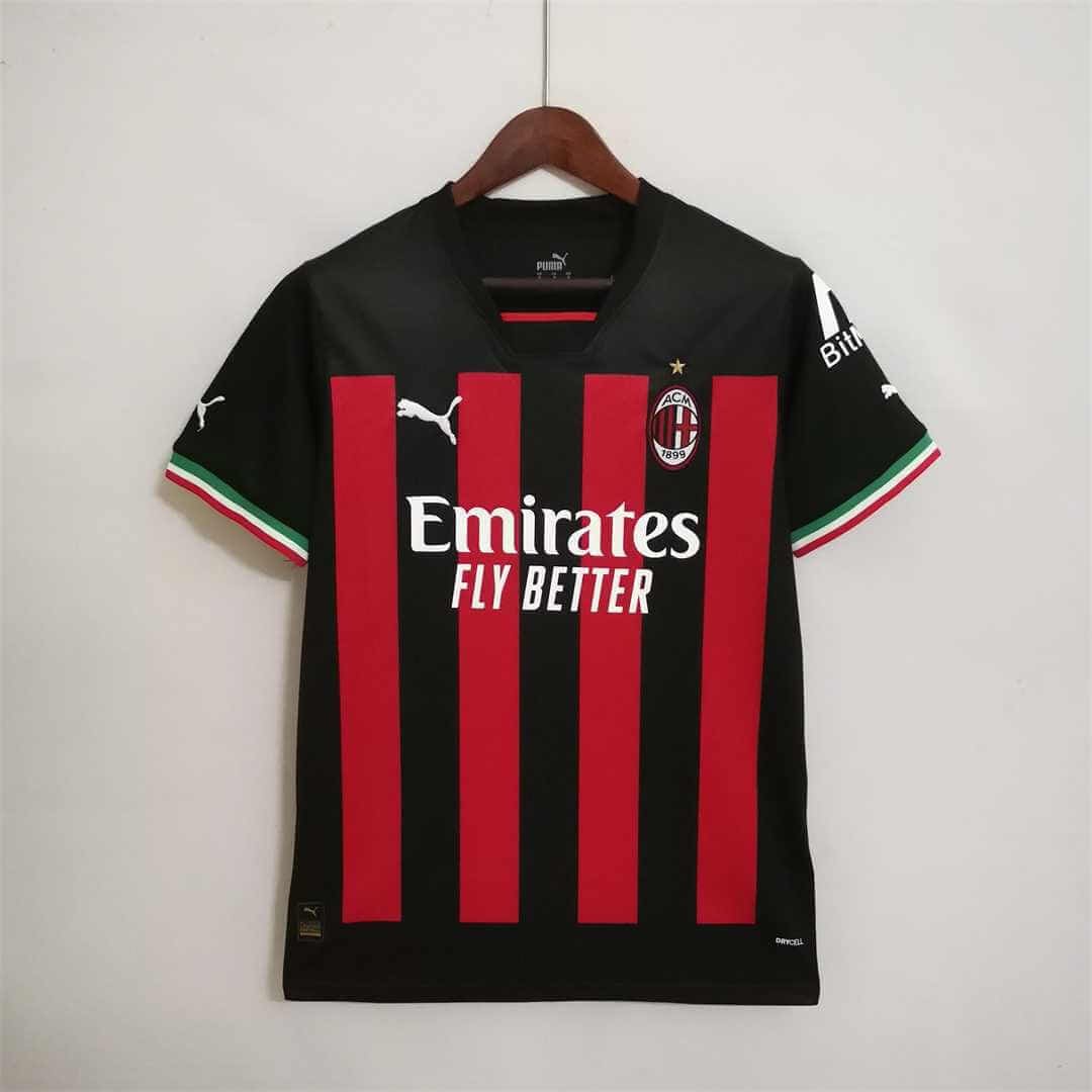 AC Milan 22/23 Home Football Kit – Fan Version