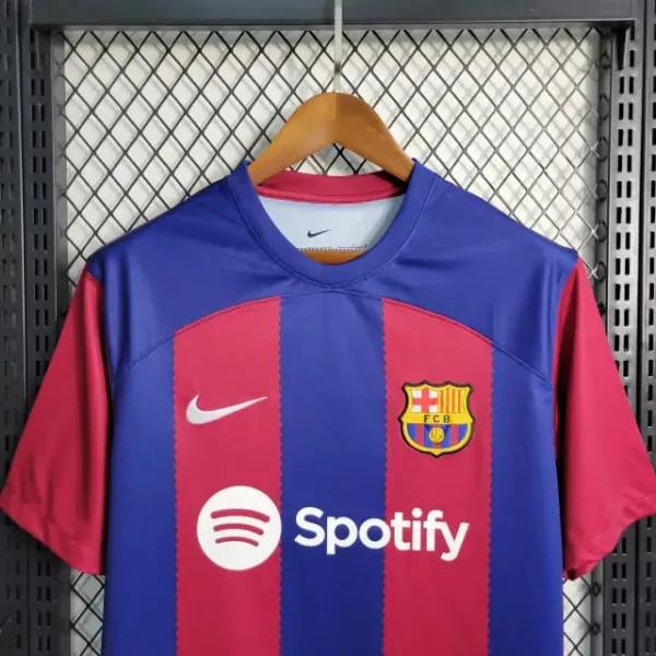 fc-barcelona-23-24-home-kit-fan-version-jersey-football-soccer-new-voetbal-shirt-camisa-cheap-league-futbol-futsal-buy-shop-now-new-2023-2024-shirt-season-uk-usa-pl-shirt-messi-espagne-liga